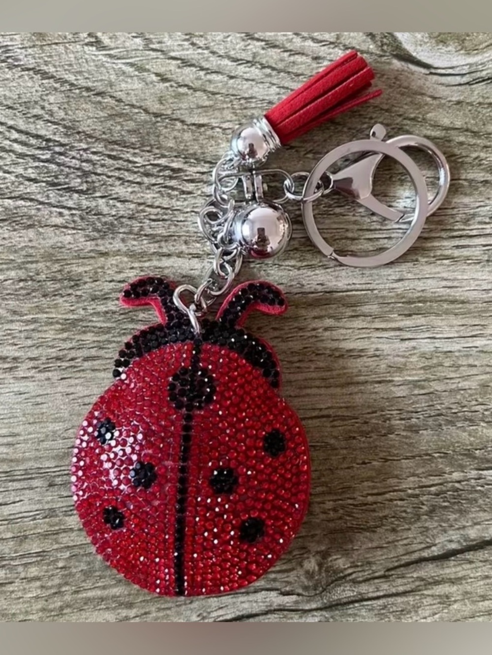 Ladybug Keychain Key Chain Ornament Bag Charm